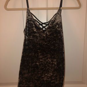 American Eagle Velvet Tank Top
